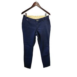 Columbia Pants 8 Blue PFG Chino Skinny Outdoor Hiking Fishing Stretch